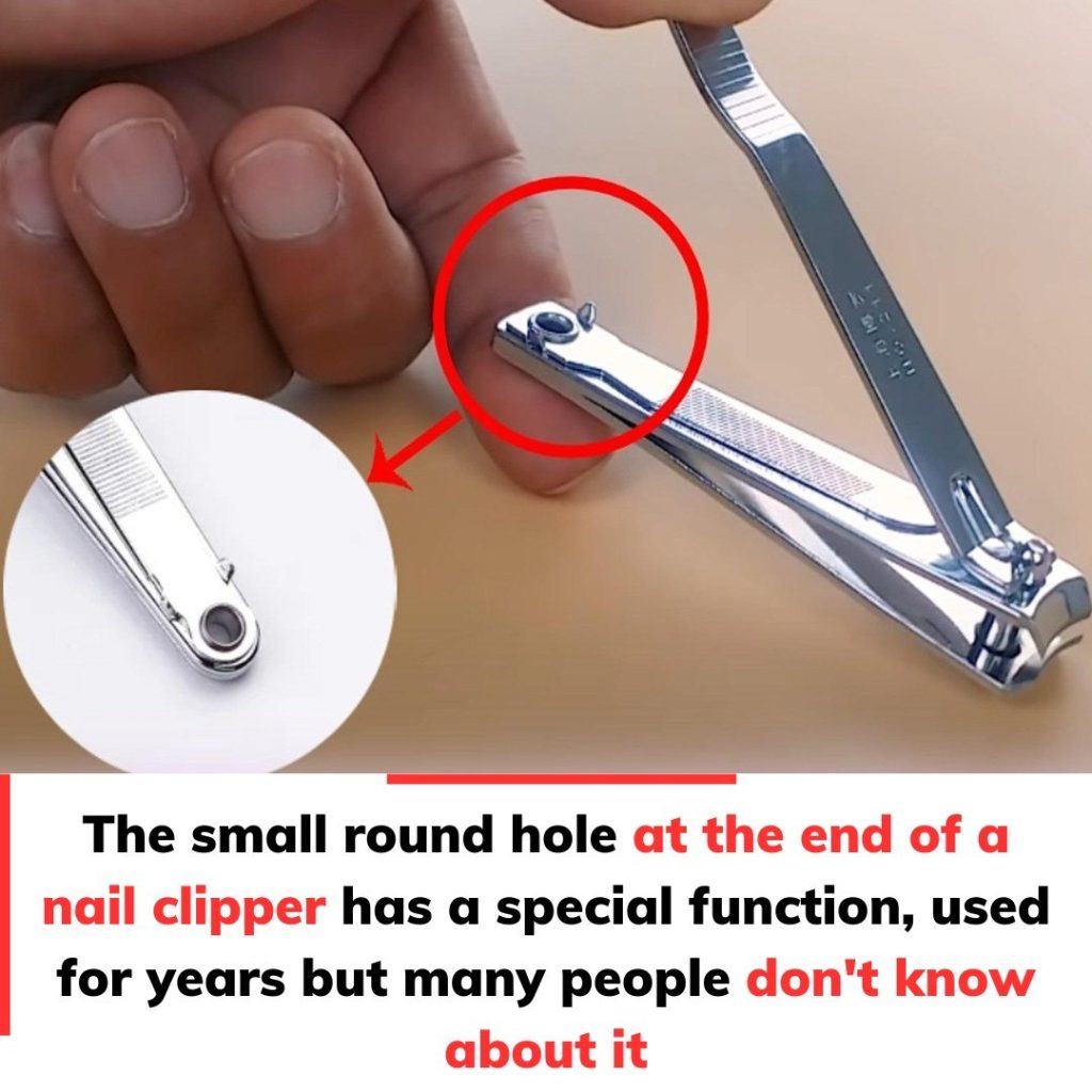 The hidden function of the small hole in a nail clipper